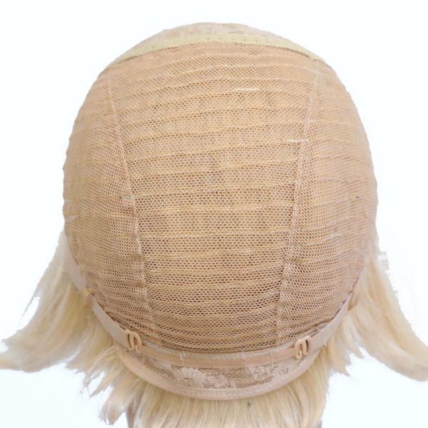 Lace Front Wigs 613 Blond Color Peruvian Short Bob Human Hair Wigs for Black Women