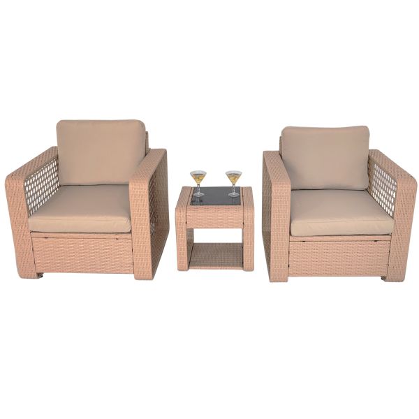 Commercial Grade Outdoor Rattan Sofa Hotel Restaurant Patio Seating Furniture