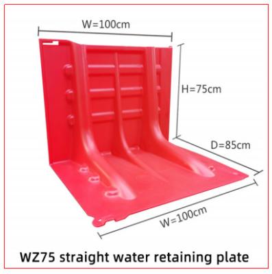 Height 75cm ABS Plastic Red  Anti-UV Convenient Flood Baffier