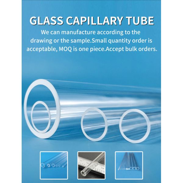 Customized Quartz Test Tube Quartz Glass Tube With High Temperature Resistance