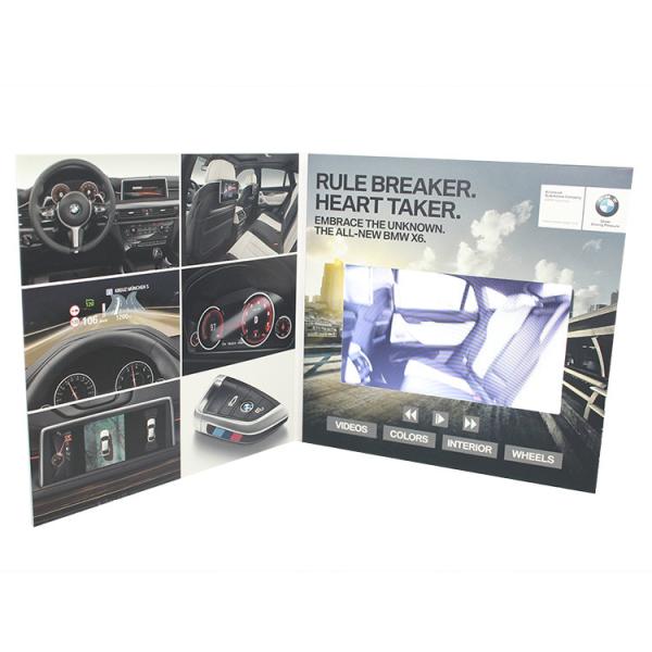 Video In Folder free sample Promotional lcd video brochure for promotion