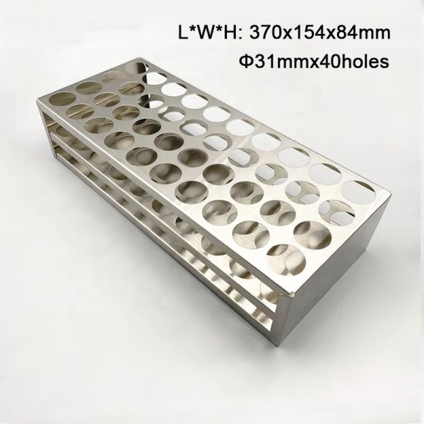 40/6/8/10 Laboratory Stainless Steel Test Tubes Holder Centrifuge Tubes Racks centrifuge tube rack Test Tube Holders