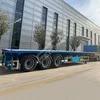 Feichi 3 Axle 4 Axle 40t 60t Container Transportation Flatbed Trailer Container Semi-Trailer for Sale in Africa
