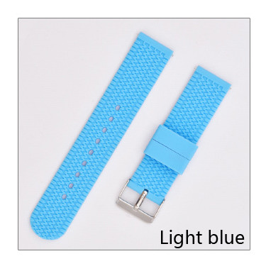 Cabeça lisa esperta anti 18mm suado 20mm da correia de relógio do silicone do pulso 22mm 24mm