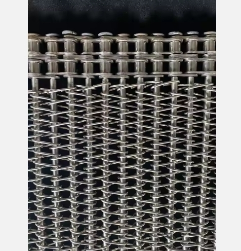 Grade 304 Heat Resistant Wire Mesh Conveyor Belt for Drying Furnace Line
