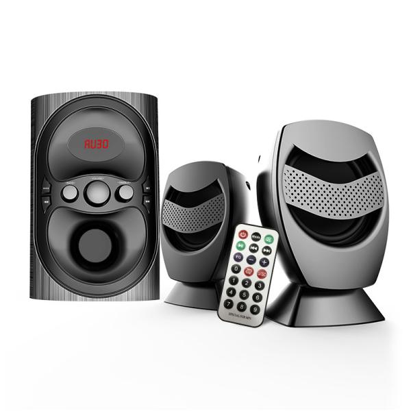 Professional BT Computer Subwoofer 2.1 Speaker with Display Screen and Bass Unit