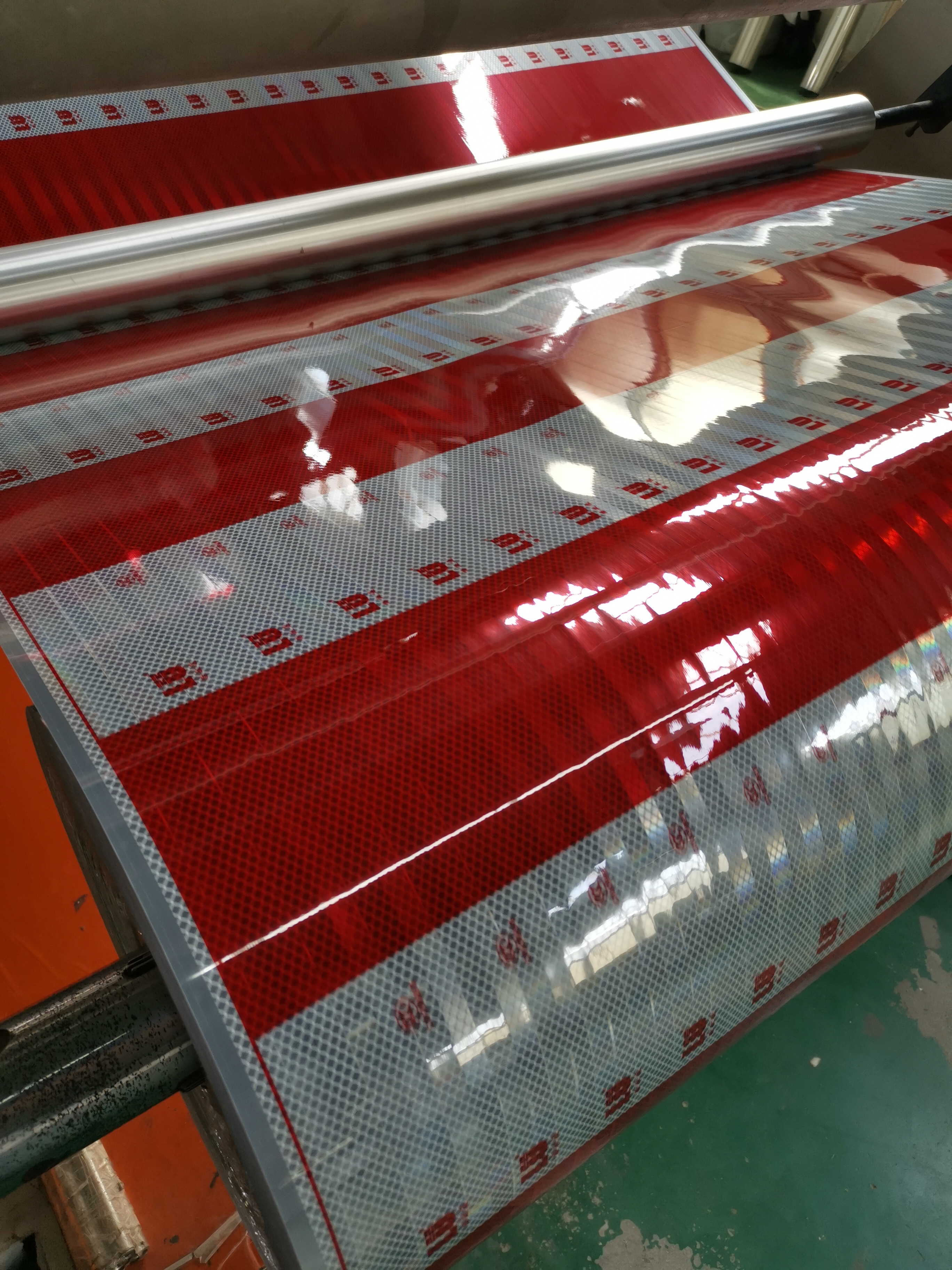 LU DOT-C2 Reflective Tape Red White Reflective Tape Outdoor Warning Safety Tape for Vehicles Trailers Trucks Signs