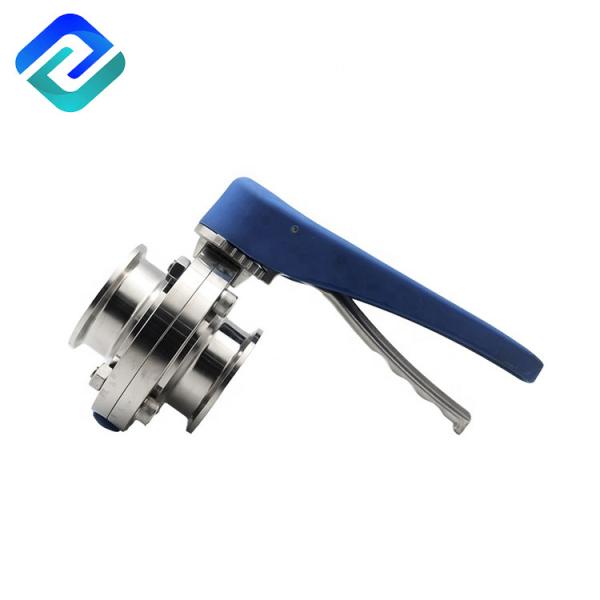 1 Inch Dn300 Butterfly Valve Vacuum Sanitary Trigger Handle Hygienic 316ss
