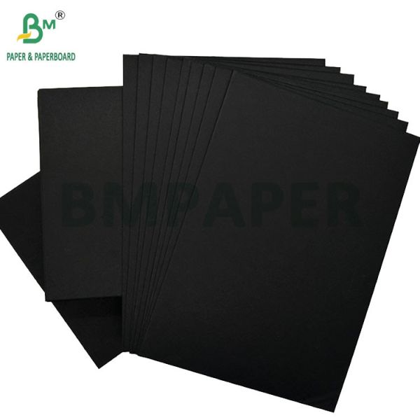 300 гм 400 гм Черная карточная бумага для винных коробок Без запаха 700 х 1000 мм
