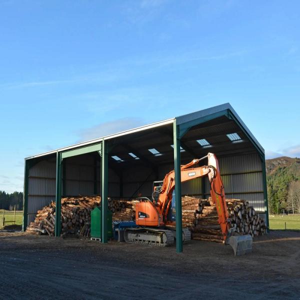 Prefab Steel Structure Car Showroom Small Warehouse Garage Workshop Building