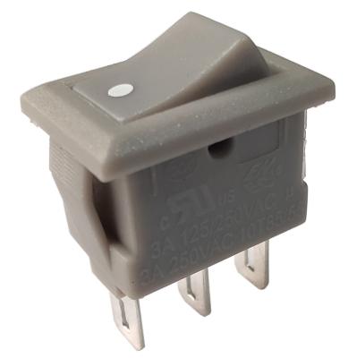 A C.A. da avaliação elétrica 3A 250V de interruptor de balancim MRA-1, painel de C.A. de 3A 125V cortou 9*13mm