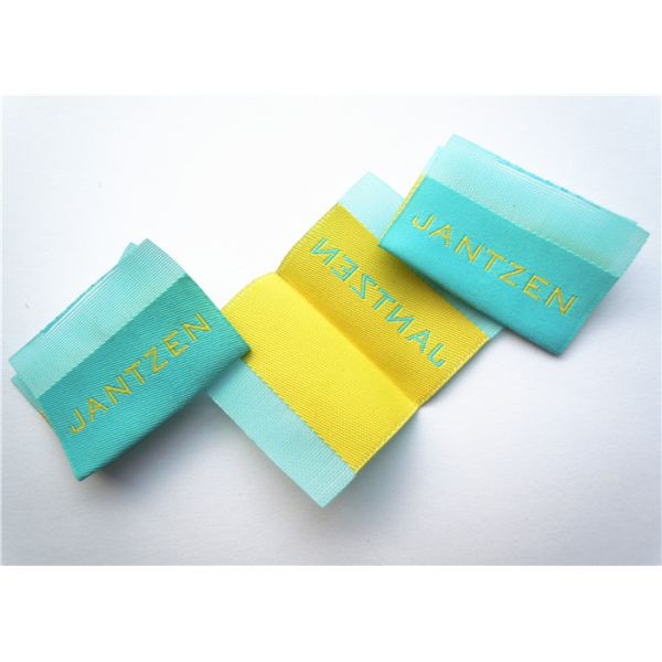 Бирки одежды вспомогательные пурпуровые сплетенные напечатанные таможней для одежды