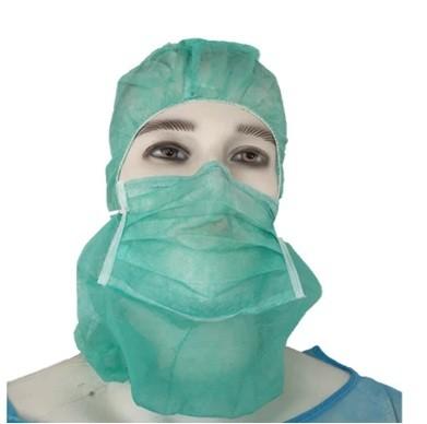 Breathable Surgical Hood Cap , Disposable Surgeon Cap Non Woven Light Weight