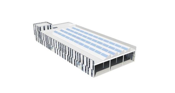 Solution de flexibilité de conception pour maximiser la productivité et minimiser les coûts de construction dans un entrepôt de structures en acier