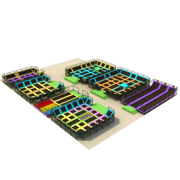 Commercial Large Indoor Preschool Kids Trampoline Park
