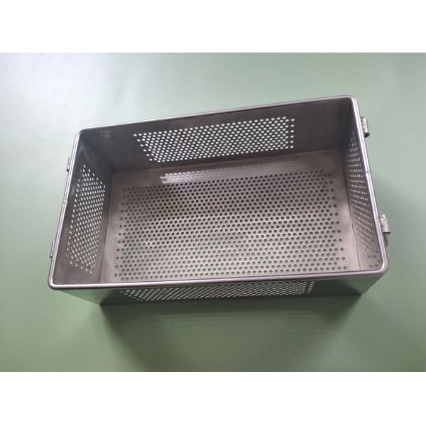 Приносит плоды Stackable корзина хранения провода металла прямоугольная