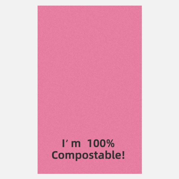 Нетоксические Compostable грузя сумки делают практически розовый черный цвет водостойким