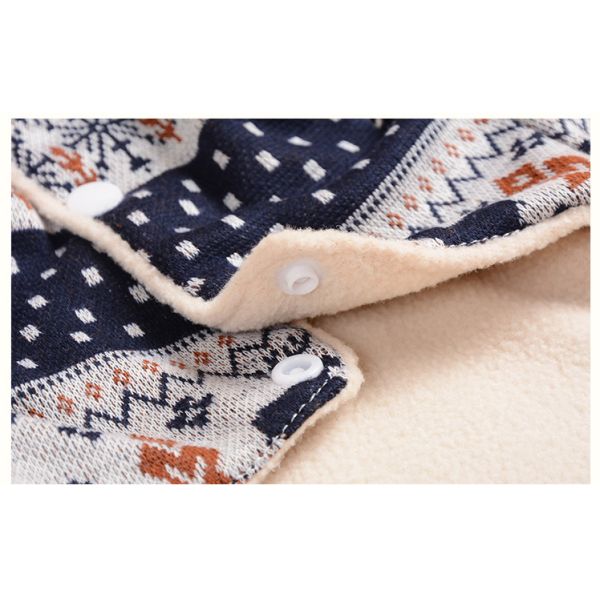 пальто рождества собаки плюша 35cm безрукавное мягкое