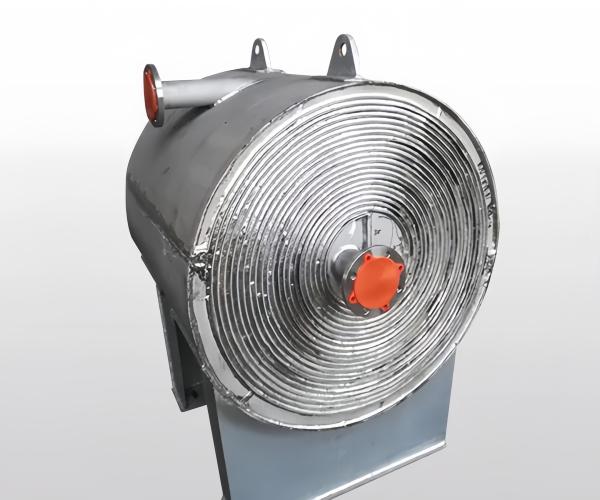 Échangeur de chaleur à plaques spiralées 304/316L 0.5-10 m³ Conception ASME