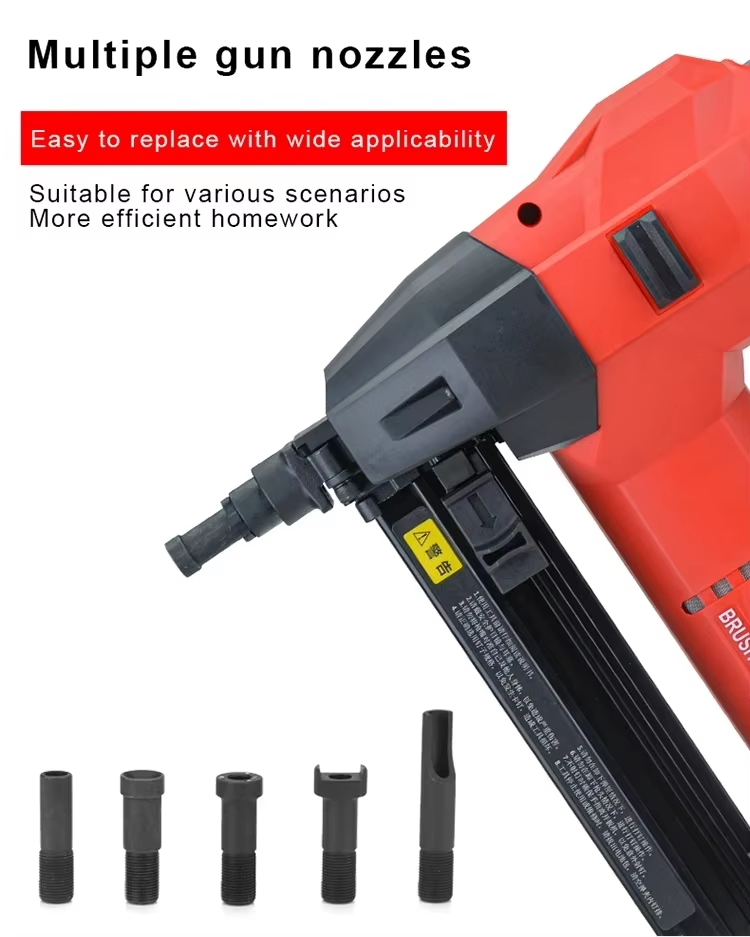 Industrial Grade Nail Gun with Large Capacity Battery 120V/60HZ Lithium Battery Powered