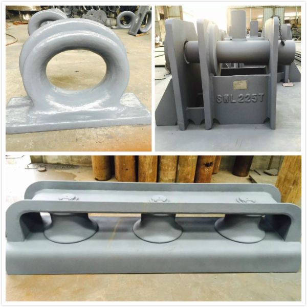 Marine Panama Chock Mooring Components , Closed Chock Marine Fairlead