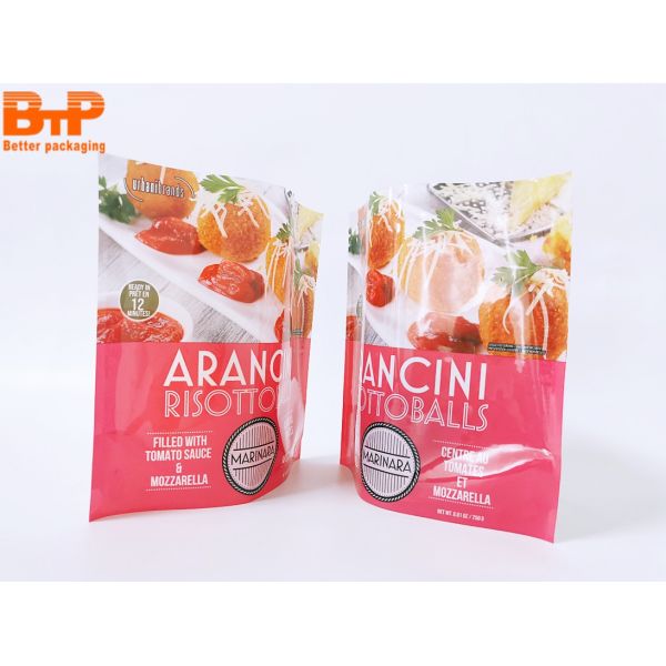 Recycle PE Bags Plastic Packaging Pouch Stand up Bag for Food Snack Beef Jerky Meat Package  Sealing Pouch
