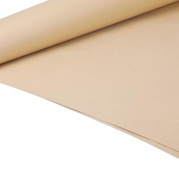 Wooden Pulp Brown Kraft Paper Roll Custom Printing Brown Packing Paper Roll Recyclable