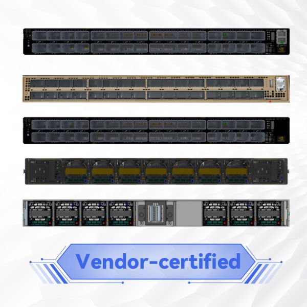 MQM9700-NS2R 400G NDR InfiniBand Smart Switch – 64 Ports On-Board Subnet Manager C2P Airflow