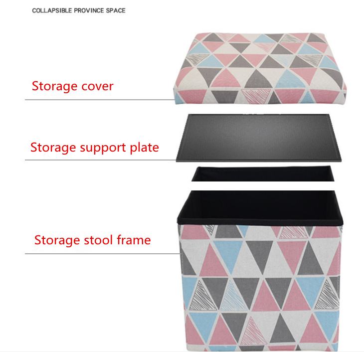 Living Room Contemporary Footstool Ottoman With Storage