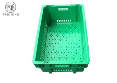 X.400 vegetal plástico X 300 dos recipientes 600 do quadrado do verde 58ltr ventilados