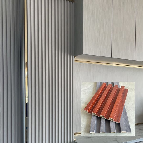 Interior Wpc Wooden Wall Panel with 160*24mm Size and Sound-Absorbing Performance