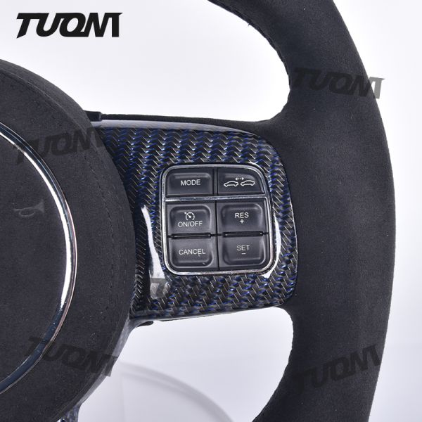 Custom LED Dodge Carbon Fiber Steering Wheel Designed for All Popular Dodge Models