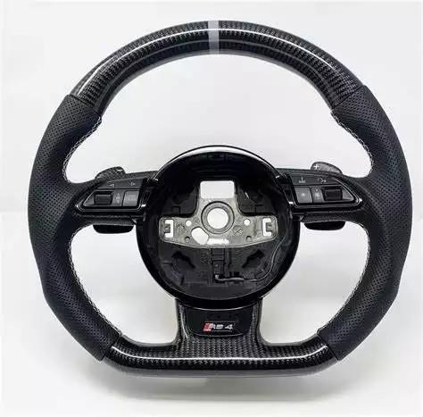 Carbon Fiber Injection Molded Steering Wheel With Black Color