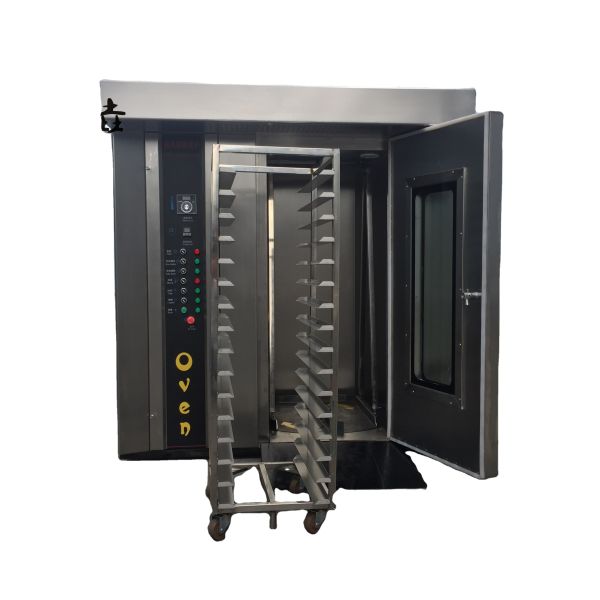 32/64 Trays Electric Gas Rotary Oven for Bread Biscuit Cookie Chick Raw Material Nuts