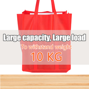 Nonwoven fabric Grocery Tote, Reinforced Handle Heavy Duty Large Shopping, Kitchen Reusable box bags