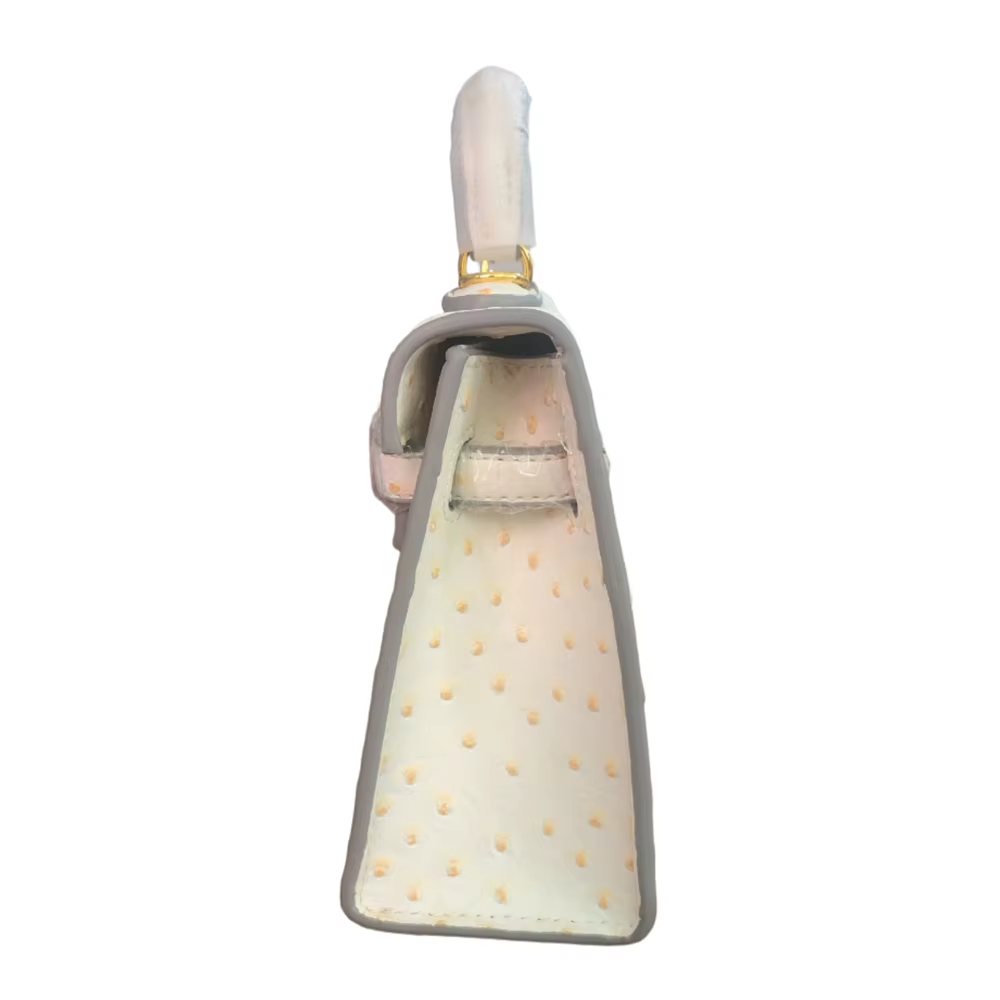 Customized Color 22CM Mini Ostrich Kellyyy End Large Shoulder Bag for Women Ladies Handbag