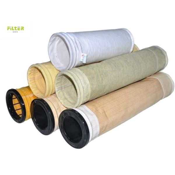 Industrial Grade PPS P84 PTFE Filter Bag with Singeing Calendering and PTFE Dipping Treatment for Dust Filtration in Various Plants