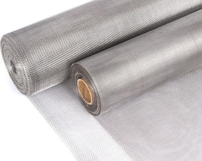 Ss316 Ss 304  Stainless Steel Wire Mesh 6m 24mesh/Inch For Aerospace