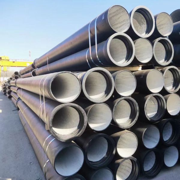 DN800 Waste Treatment Sewage Cement Lined Ductile Iron Pipe K7 K8 K9 Cement Coating