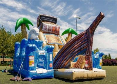 Campo de jogos comercial da água da explosão, fricção de superfície lisa do lugar Bouncy do jogo do castelo resistente