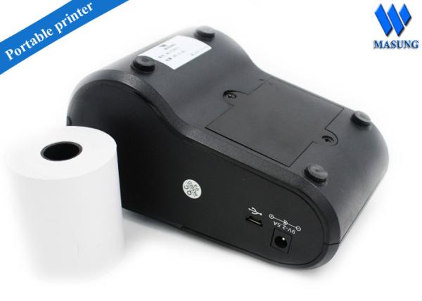 Portable Mobile Type Bluetooth Thermal Printer For Android ,  2600mah Capacity Battery