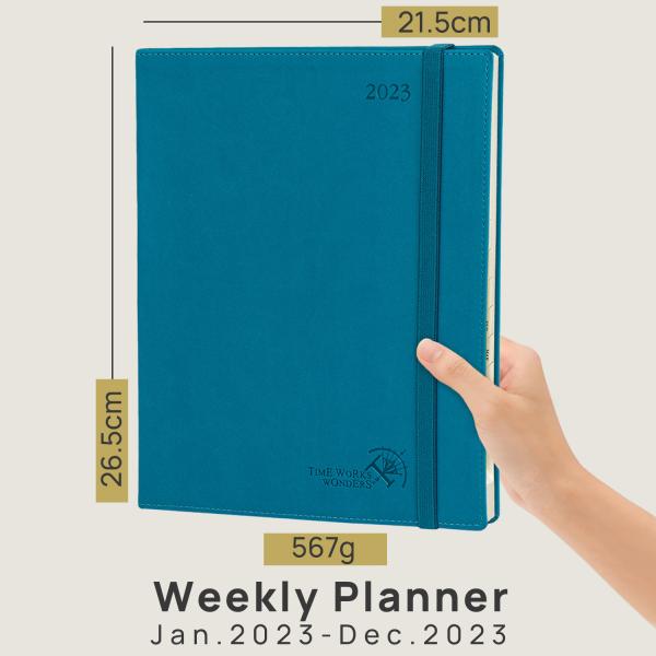 Ink Proof Customisation Weekly Planner 2023 Ivory Paper
