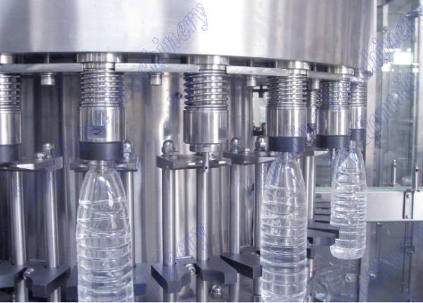 High Precision Mineral Water Bottle Filling Machine with PLC + Touch Screen Control