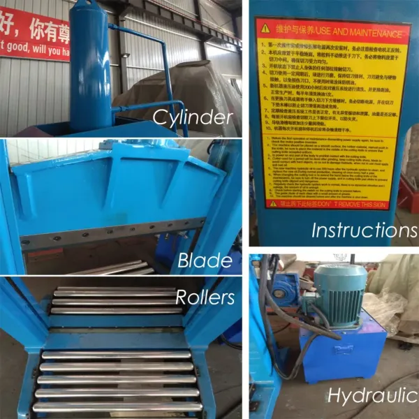 Semi-Automatic Rubber Bale Cutter with 80kN Cutting Force and Compact Structure for Efficient Rubber Processing