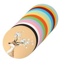 O dobro feito a mão do lenço de papel decorativo de Pantone CMYK DIY tomou partido