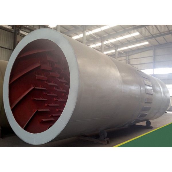 Small Fly Ash Industrial Rotary Dryer , Three Cylinder Rotating Drum Dryer