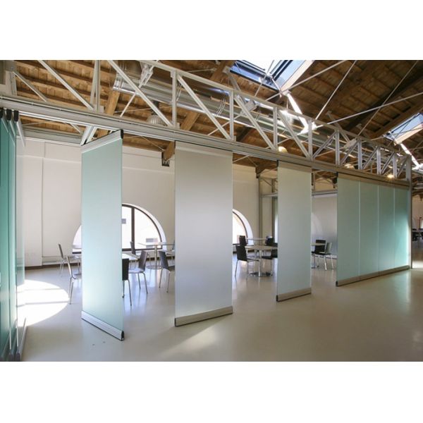 Рассекатель комнаты стеклянного раздела Соудпрооф алюминиевый Фрамелесс закаленный для офиса