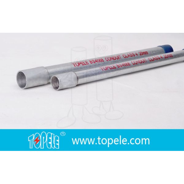 Оцинкованная стальная труба BS4568 / BS4568 TUBE / GI PIPE с защитной крышкой