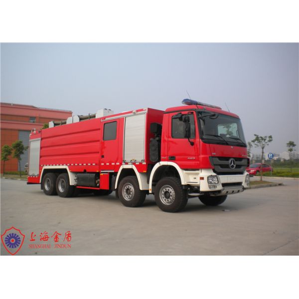 440KW 8×4 Drive Heavy Duty Fire Trucks with Separate Crew Room Six Seats