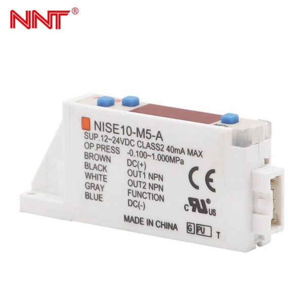 NNT NZSE10(F)/NISE10 Ultra-thin 22mm Digital Pressure Switch with ±1% F.S. Accuracy and IP65 Rating for Space-Constrained Applications